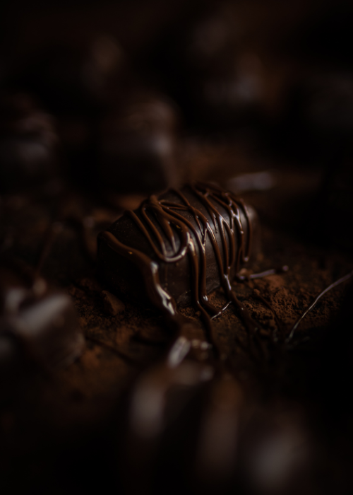 Luxury chocolate presentation